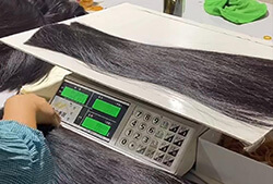 hair weighing