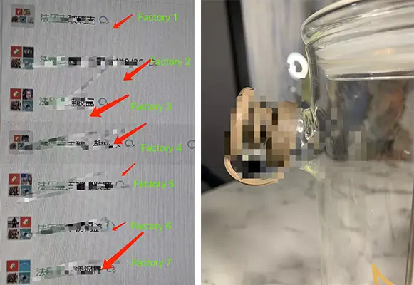 jingsourcing client case--custom glass kettle