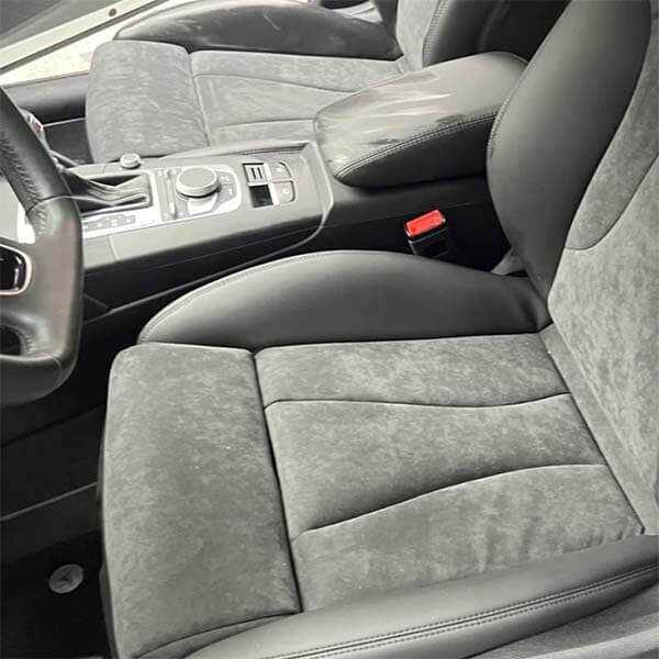 Alcantara car seat