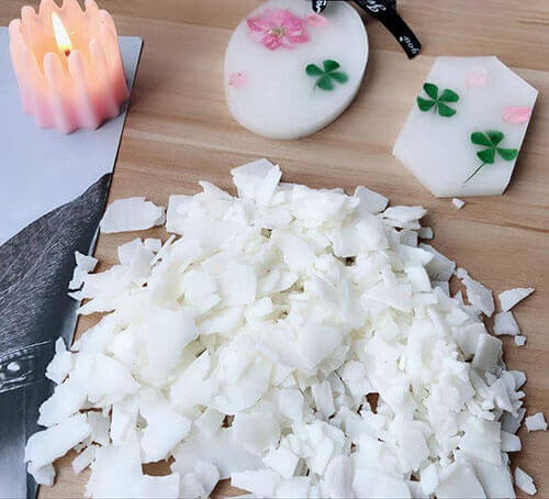 Soft soy wax and candles