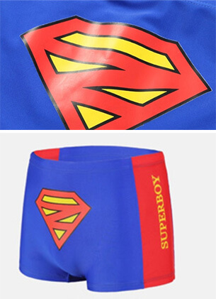 Heat transfer on swimwear 1