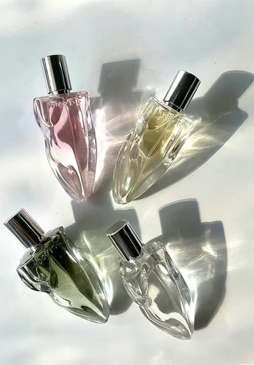 crystal perfume bottle