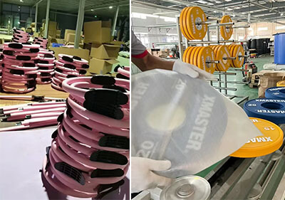 Yiwu barbells, yoga ring factories pics
