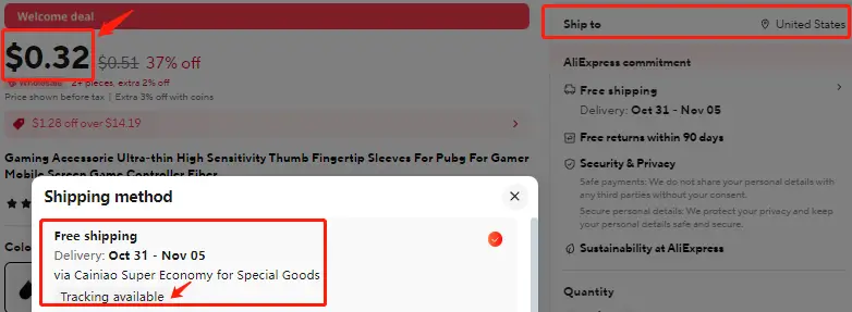 aliexpress economy shipping