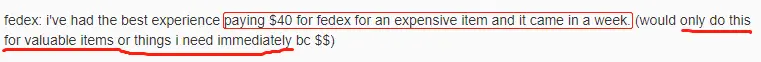 reddit user review on aliexpress shipping