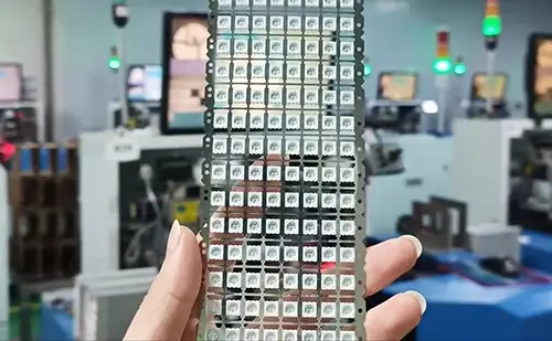 LED beads with embedded chips
