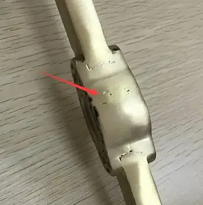 copper lighting quality issue--pits