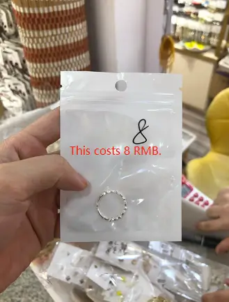 Taikang Jewelry Market-product price example