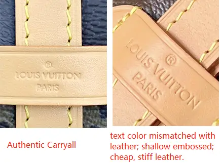 authentic Carryall vs low-grade replica-3