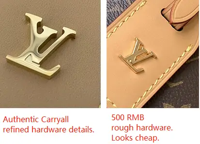 authentic Carryall vs low-grade replica-4