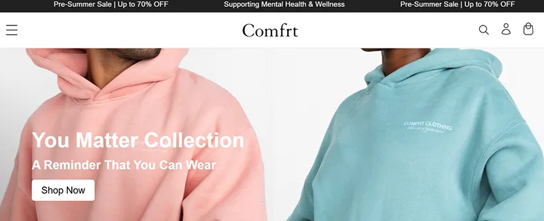 Comfrt website