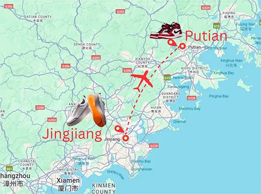 Jinjiang and Putian