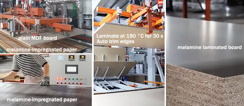 Melamine Board manufacturing