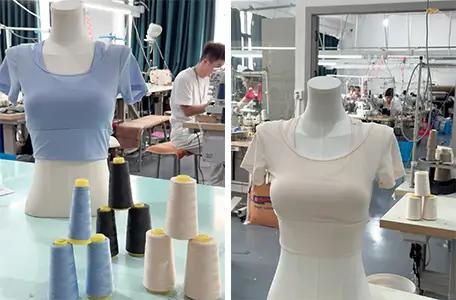 Pre-production sample in a garment factory