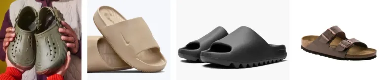 slides on the men's market