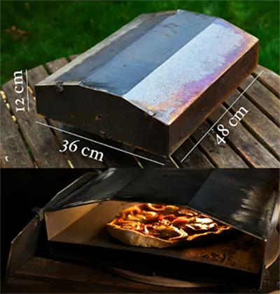 the first prototype of Ooni pizza oven