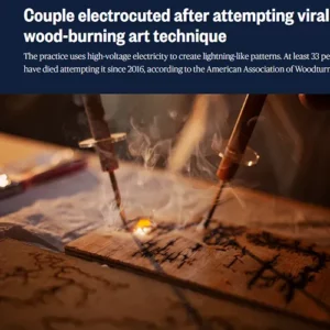 NBC News reported wood burning accidents