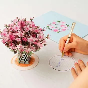 Paperlove flower bouquet greeting card